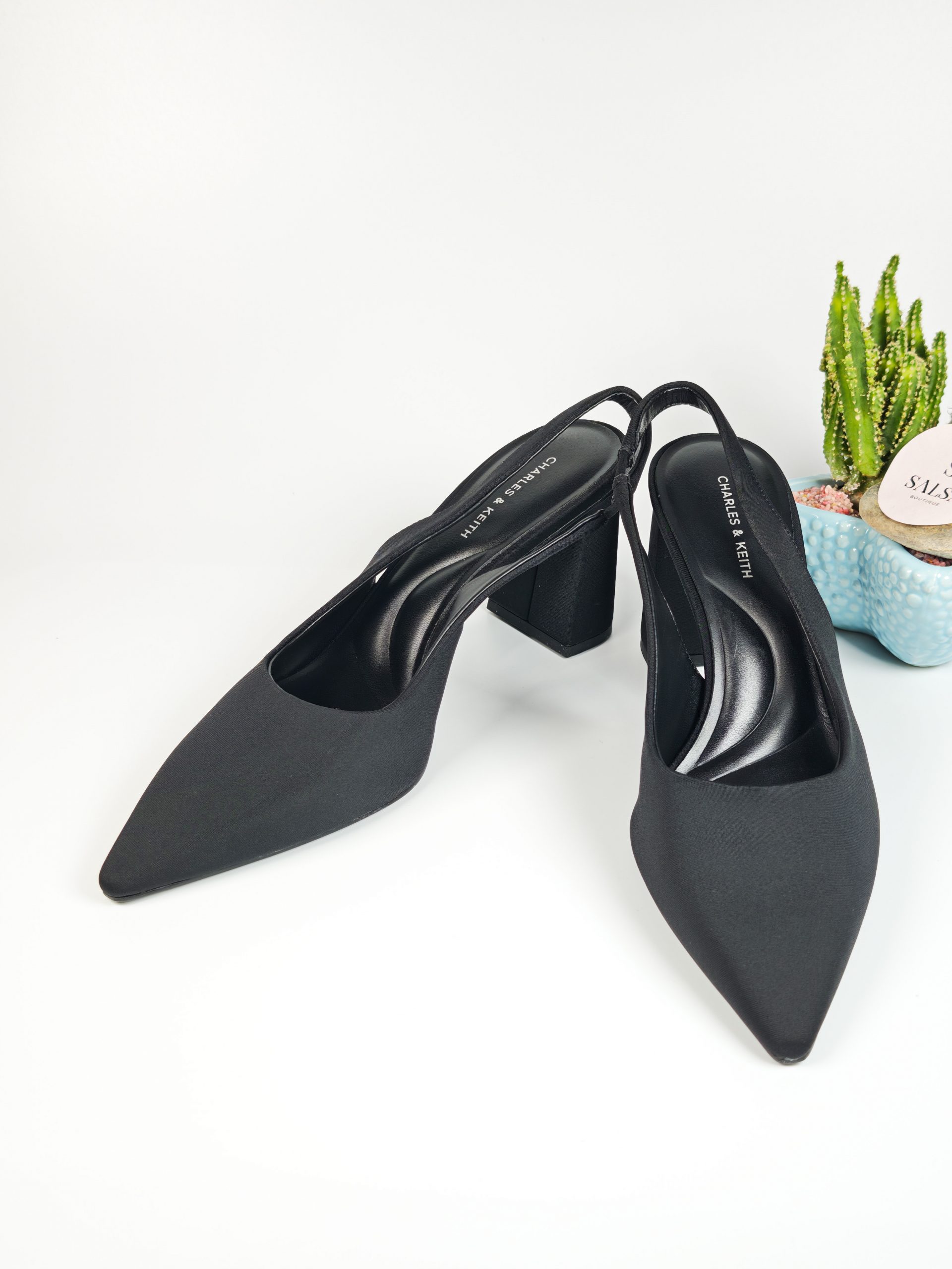 Giày slingback CNK mũi nhọn - Ảnh 2