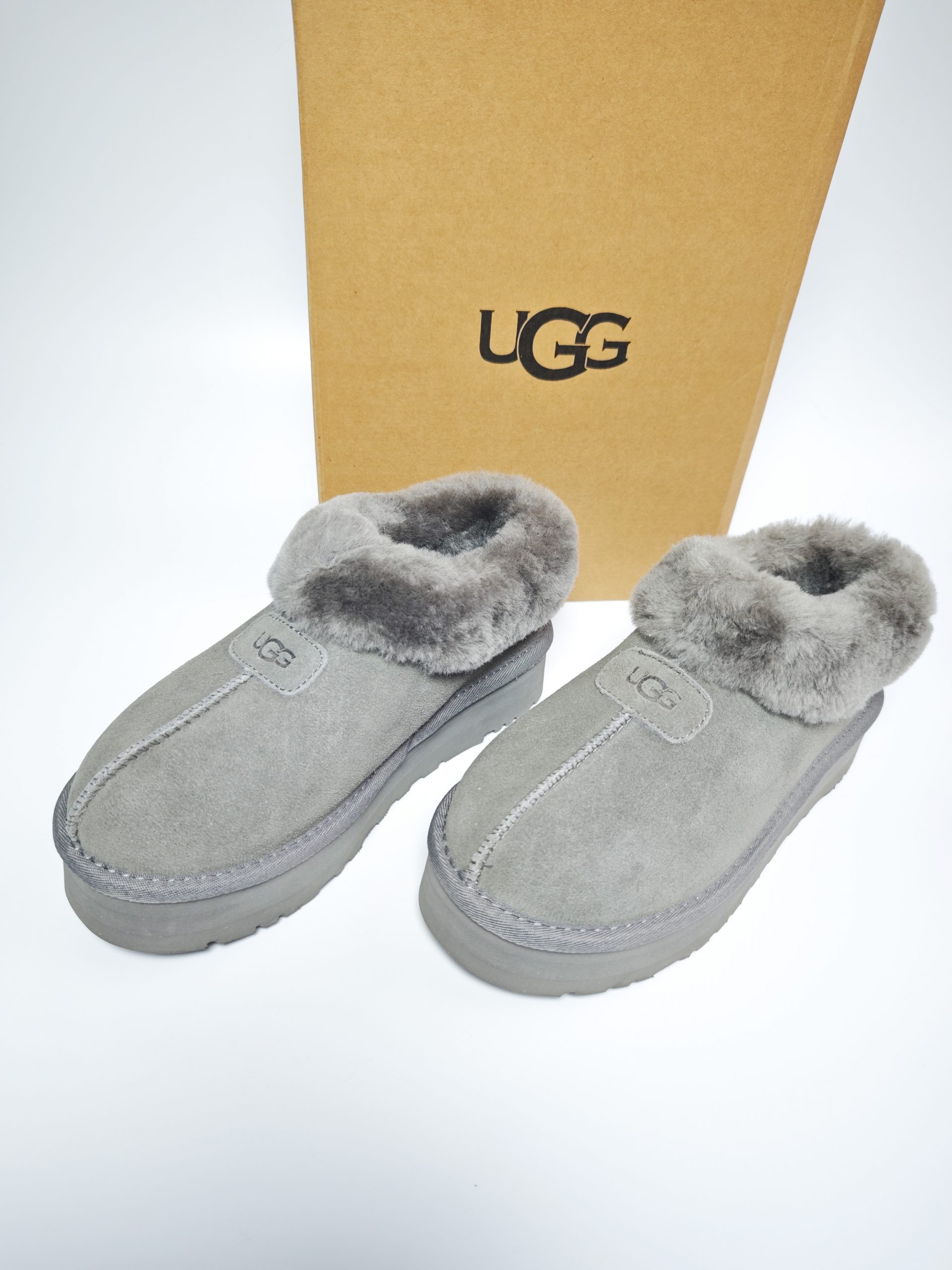Giày boot UGG cổ lông cừu 5cm - Ảnh 10