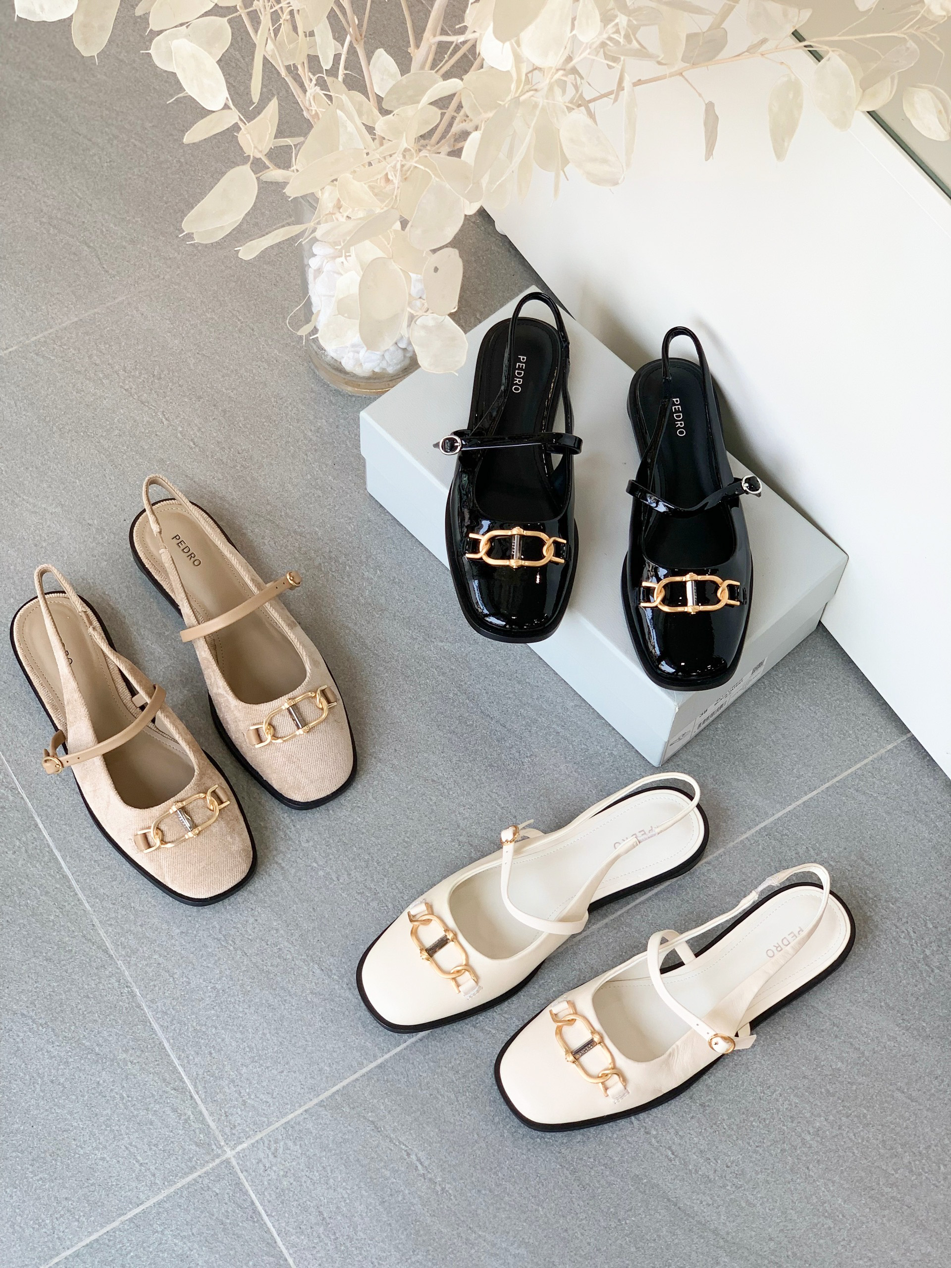 Giày slingback PEDRO bệt