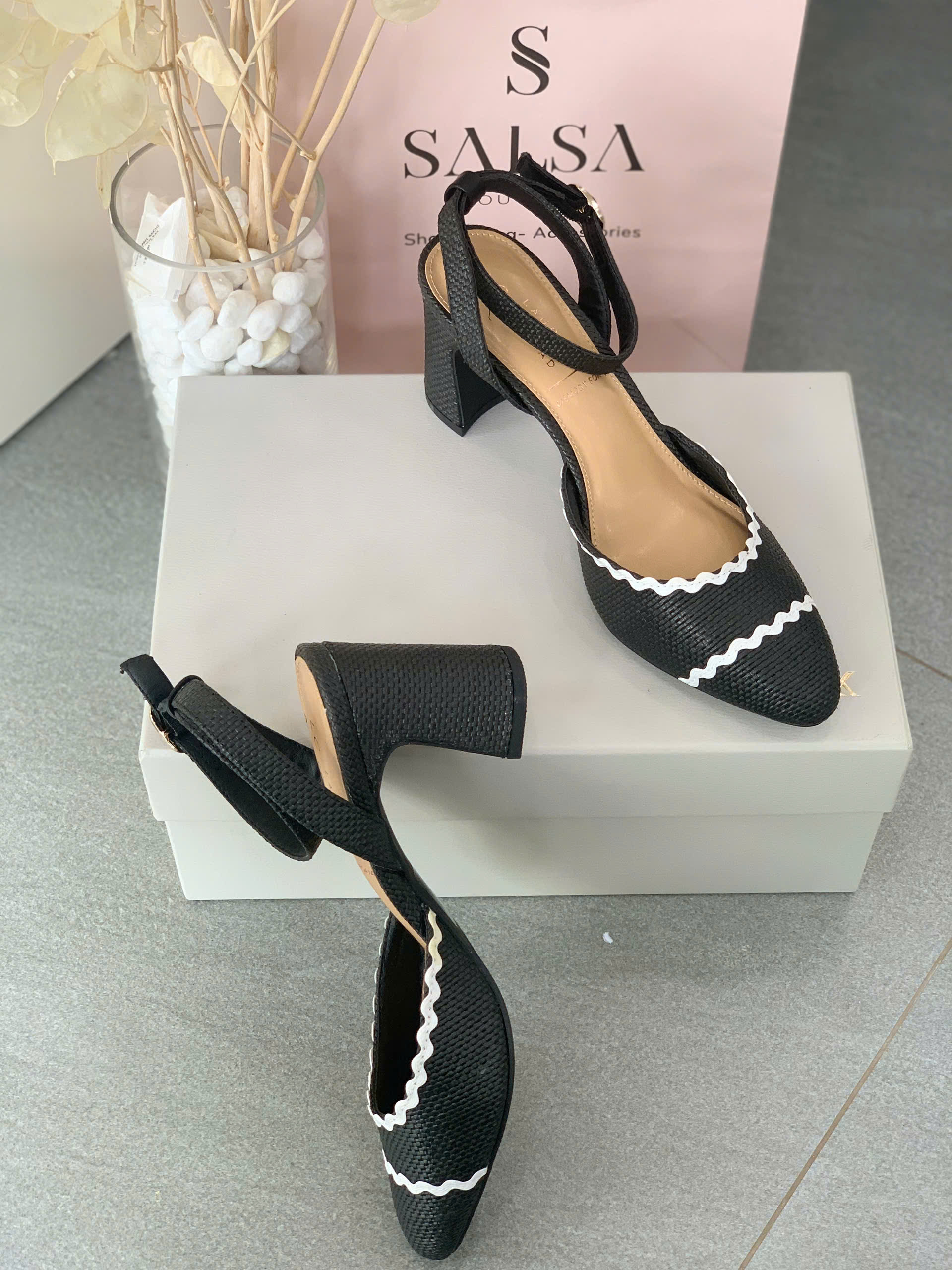 Giày slingback Lauren Conrad đan - Ảnh 8