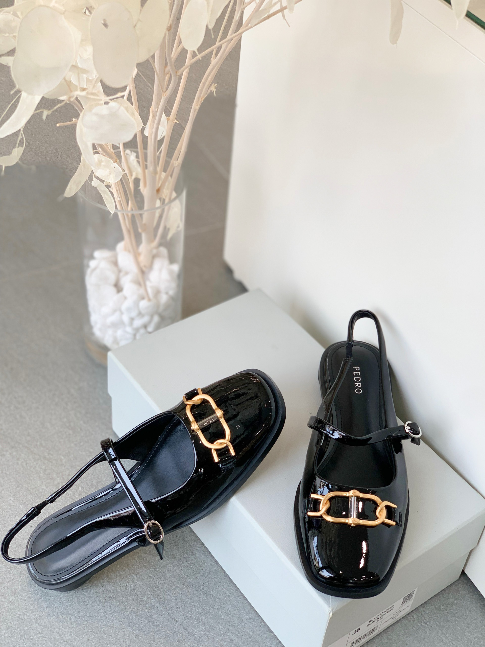 Giày slingback PEDRO bệt - Ảnh 11