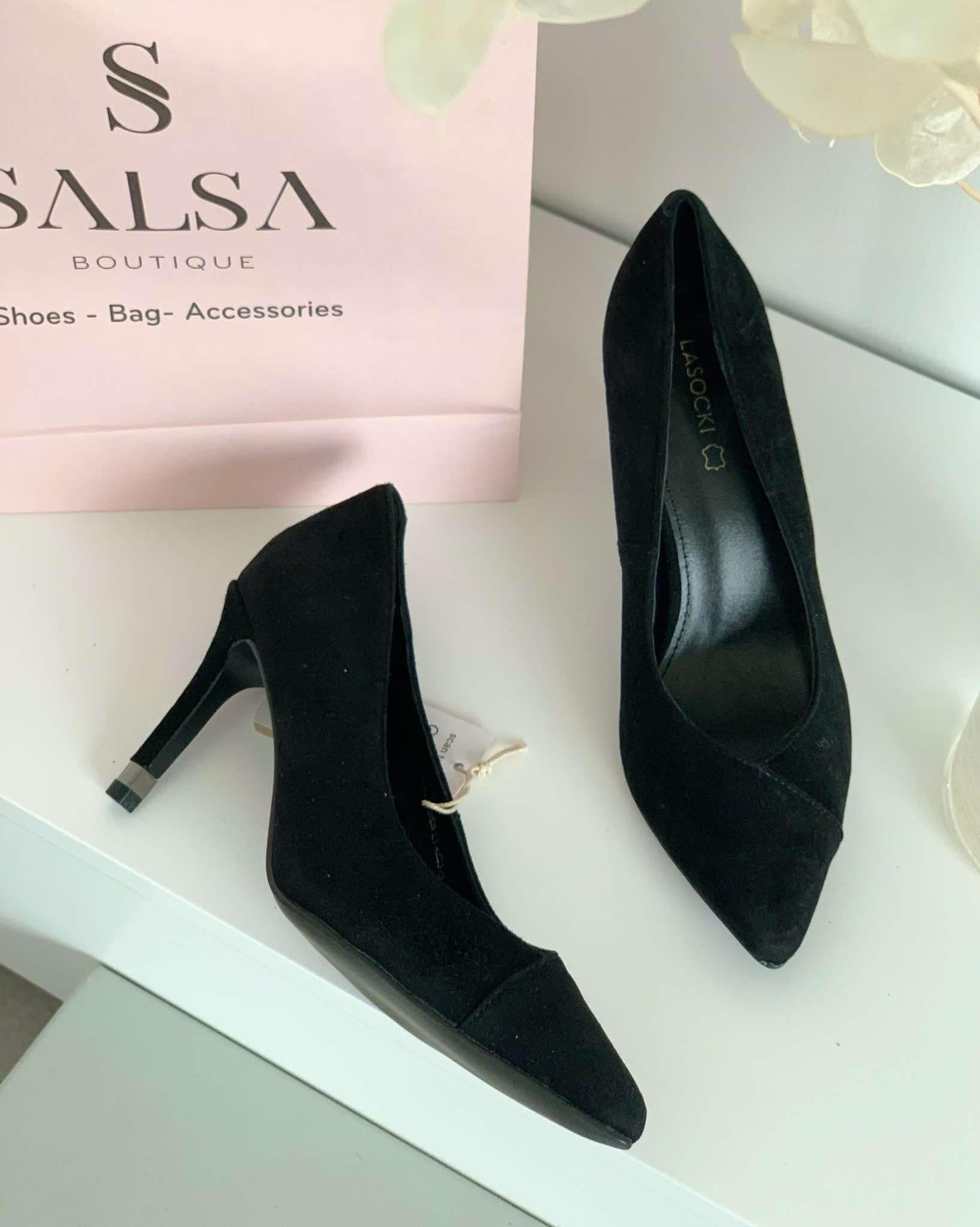 Giày cao gót Lasocki da lộn