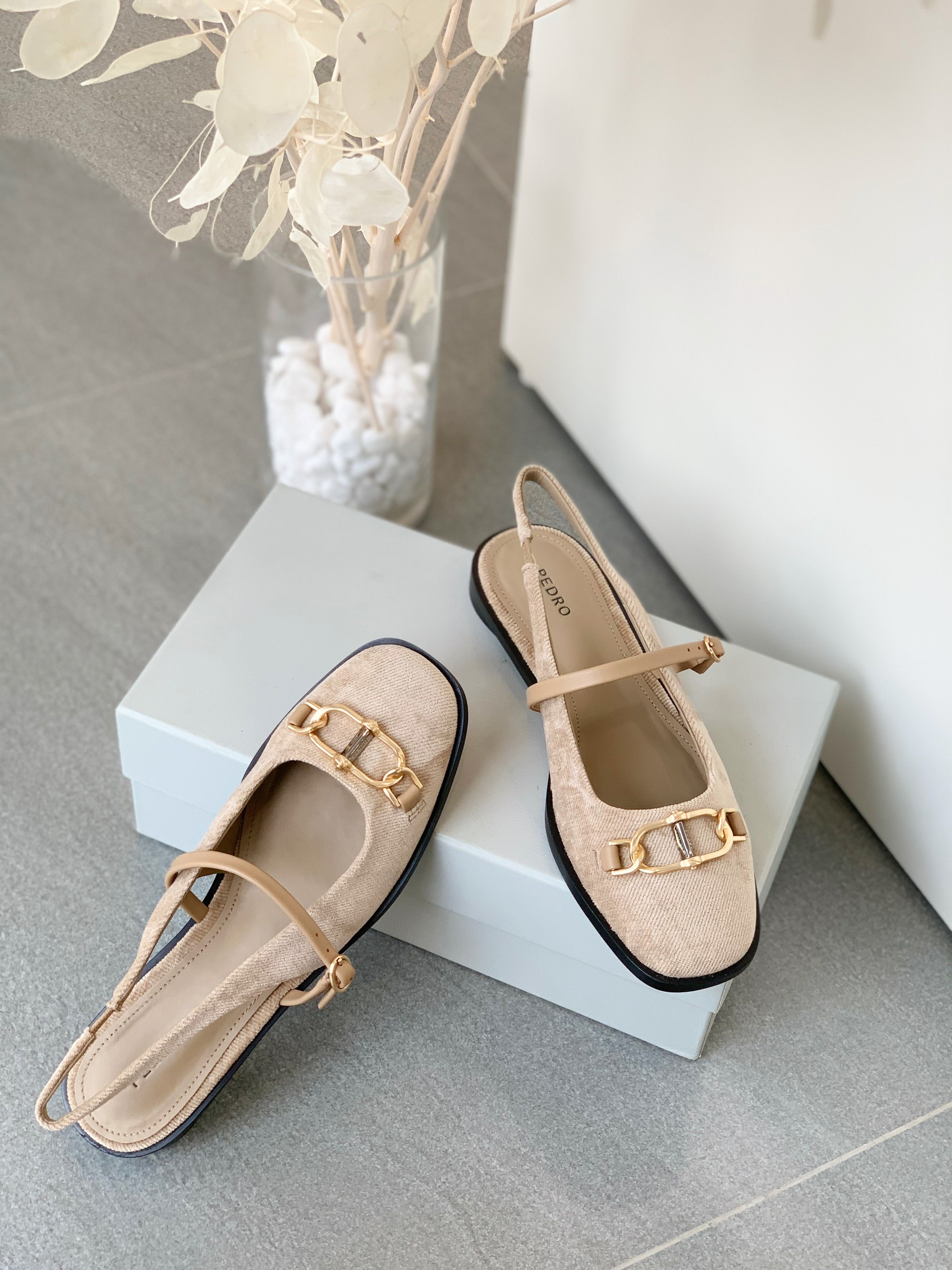 Giày slingback PEDRO bệt - Ảnh 7