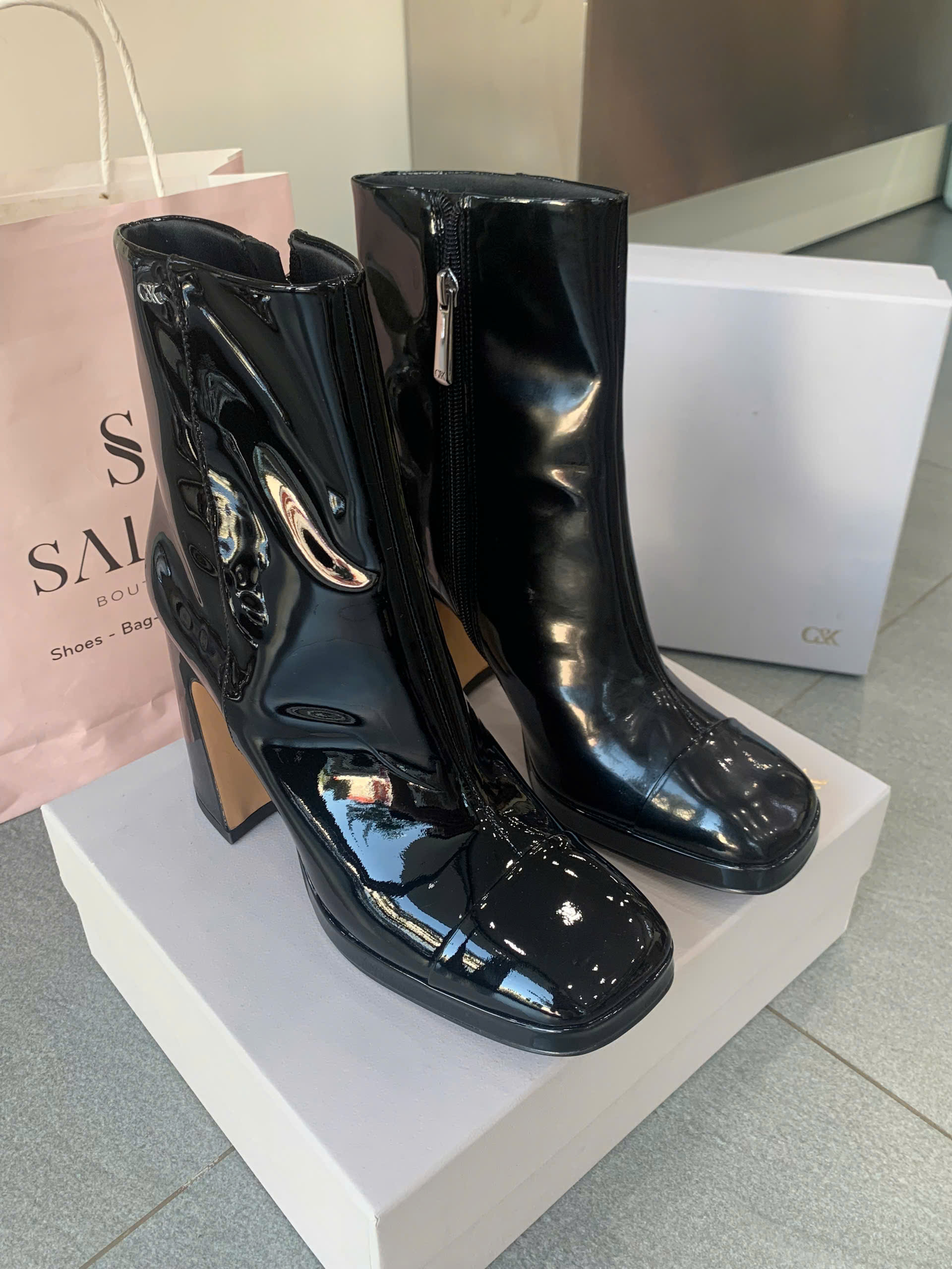 Giày boot CNK cao gót - Ảnh 7