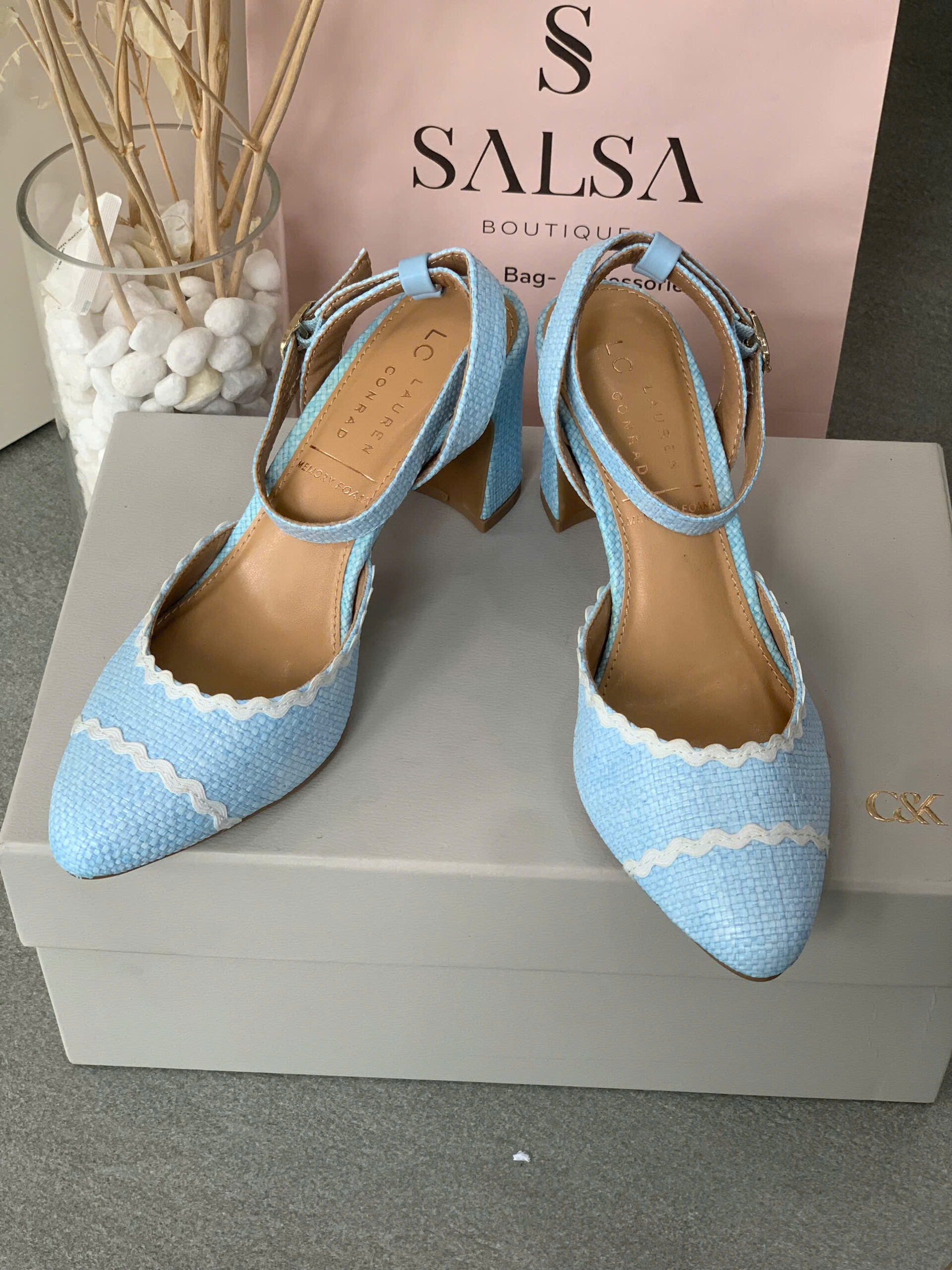 Giày slingback Lauren Conrad đan - Ảnh 3