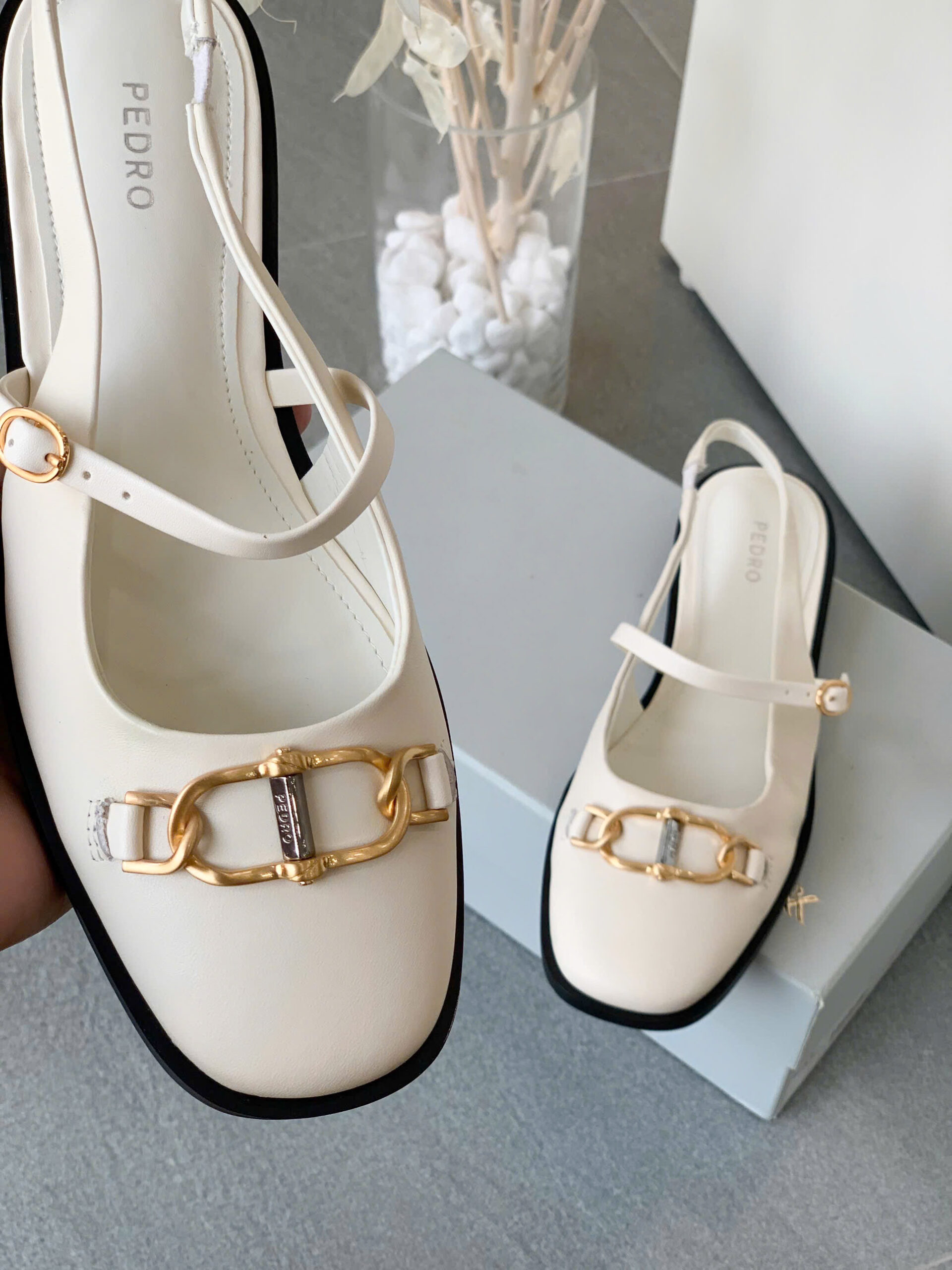 Giày slingback PEDRO bệt - Ảnh 3